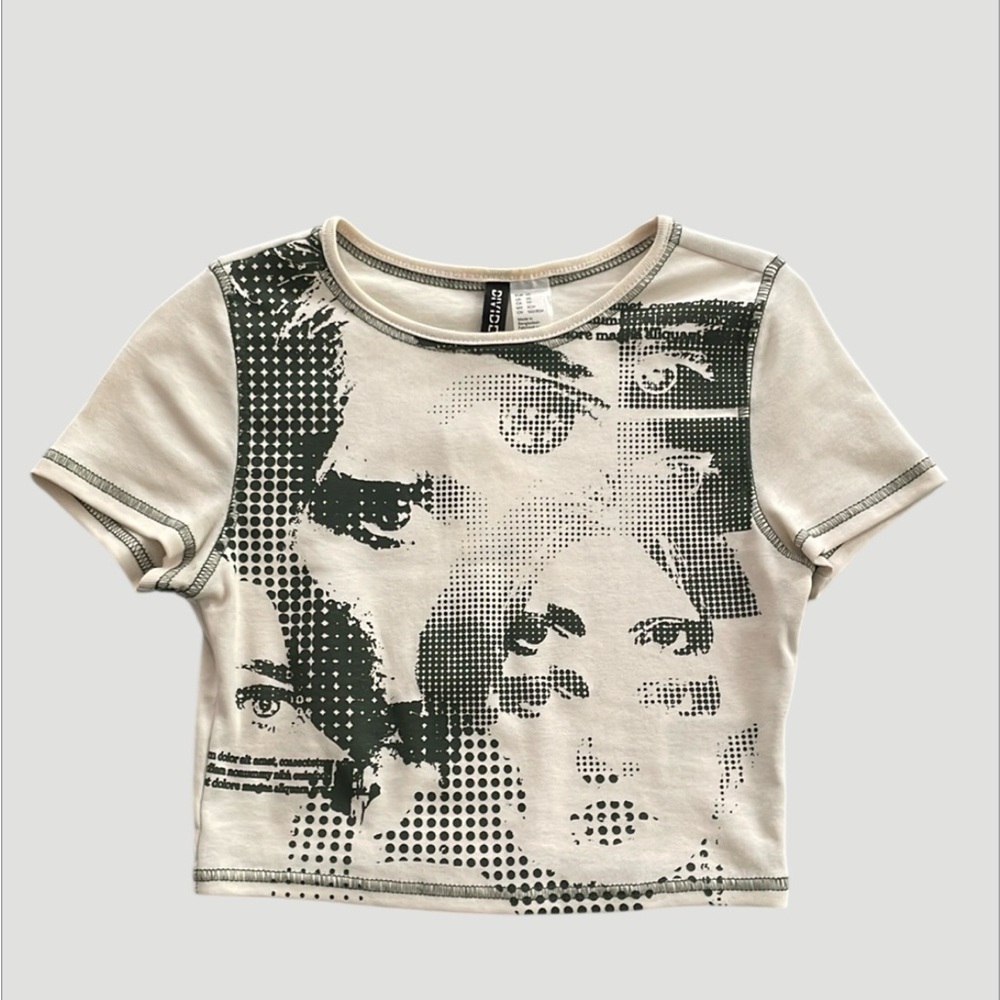 H&M Printed Crop Top